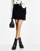 Thumbnail for your product : ASOS DESIGN Evita high-heeled square toe woven boots in black