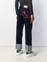 Thumbnail for your product : Valentino VLOGO pocket denim jeans