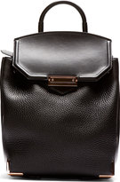 Thumbnail for your product : Alexander Wang Black Pebbled Leather Prisma Skeletal Backpack