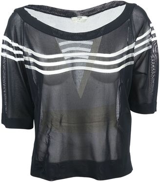 Fendi Stripe Detailing T-shirt