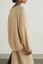 Thumbnail for your product : Totême Cable-knit Cashmere Sweater - Neutrals