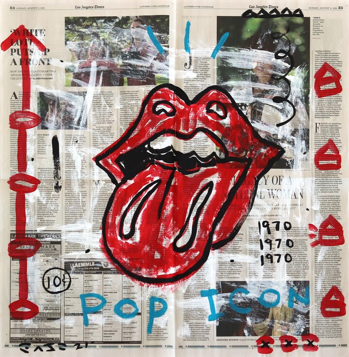 Gary John, KISS - Original Contemporary Painting From The Pop Icon Art Series by Gary John, 2021