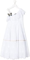 Thumbnail for your product : MonnaLisa Embroidered Flared Dress