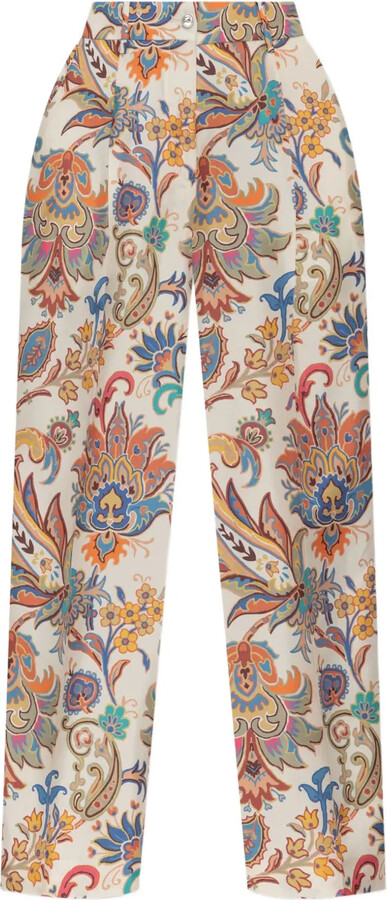 Etro Paisley-Print Trousers