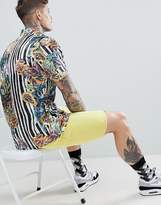 Thumbnail for your product : Roadies of 66 Jungle Print Revere Collar Shirt