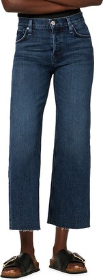 Hudson Rosie High-Rise Wide-Leg Crop Jeans
