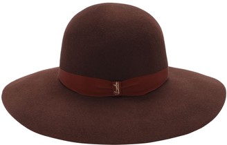Borsalino Wide Brim Felt Hat