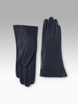 Thumbnail for your product : Saks Fifth Avenue Silk-Lined Leather Gloves