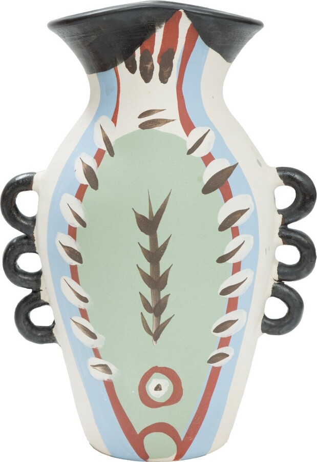 Atelier Buffile Painted Ceramic Reversible Vase Large