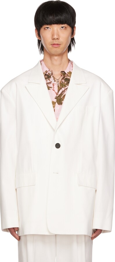 off white blazer dhgate