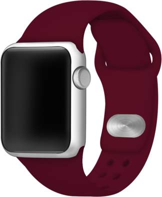 Affinity Bands White Silicone Sport Band for 42mm and 44mm Apple Watch