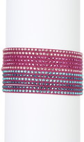 Thumbnail for your product : Swarovski Slake Multi Row Crystal Wrap Bracelet