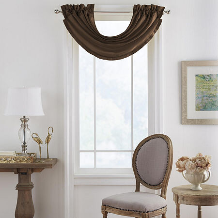 Elrene Home Fashions Elrene Versailles Rod-Pocket Waterfall Valance
