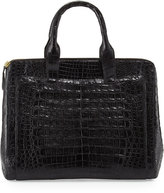 Thumbnail for your product : Nancy Gonzalez Crocodile Large Zip Tote Bag, Black