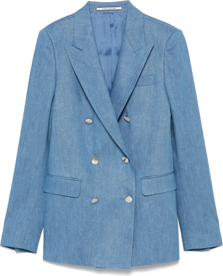 Tagliatore Glitter-Detail Blazer