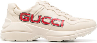 Gucci Logo-Print Sneakers - ShopStyle