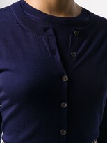 Thumbnail for your product : P.A.R.O.S.H. Button-Up Round Neck Cardigan