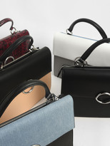 Thumbnail for your product : Charles & Keith Ring Detail Large Top Handle Bag