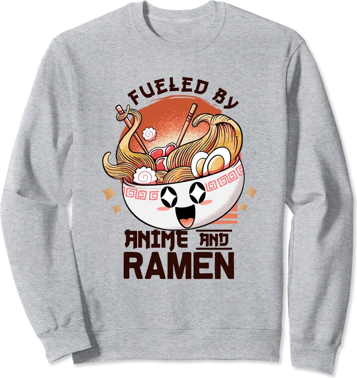 Fueled By Anime And Ramen Bowl Funny Ramen Japan Fueled By Anime And
