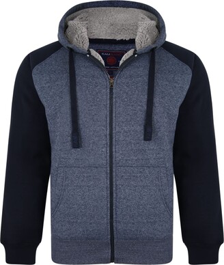 lined sweatshirt jacket