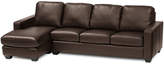 Thumbnail for your product : Asstd National Brand Leather Possibilities Track-Arm 2-pc. Right-Arm Sectional