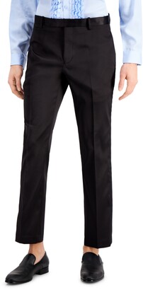 INC International Concepts Men's Slim-Fit Tuxedo Pants, Created for Macy's