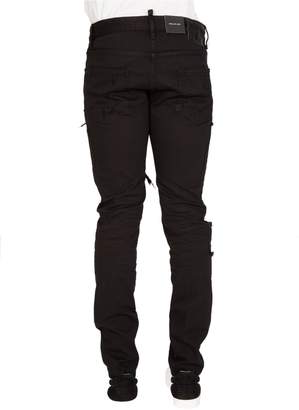 DSQUARED2 Dsquared Cool Guy External Zip Jeans Black