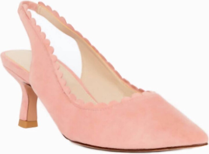 Pelle Moda Women's Kelsa Sling Back Heel In Peony Pink