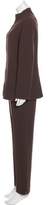 Thumbnail for your product : Ralph Rucci Wool Straight-Leg Pant Suit Brown Ralph Rucci Wool Straight-Leg Pant Suit