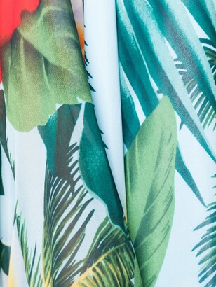 Richard Quinn Tropical Print Tunic Dress