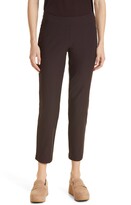 Eileen Fisher Slim Knit Ankle Pants - ShopStyle