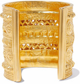 Thumbnail for your product : Ben-Amun 24-karat Gold-plated, Turquoise And Sodalite Cuff