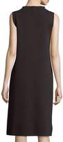 Thumbnail for your product : Eileen Fisher Sleeveless Funnel-Neck Sheath Dress, Plus Size
