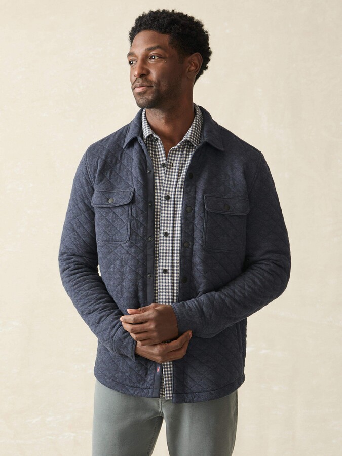 Faherty Epic Quilted Fleece CPO