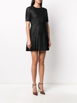 Thumbnail for your product : Saint Laurent Embroidered Pleated Dress