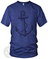 Thumbnail for your product : American Apparel VINTAGE ANCHOR Nautical Sailing TR401 Tri-Blend Track T Shirt
