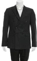Thumbnail for your product : Calvin Klein Collection Double-Breasted Wool Blazer w/ Tags
