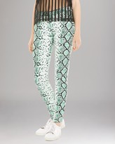 Thumbnail for your product : Sandro Jeans - Python Print in Green