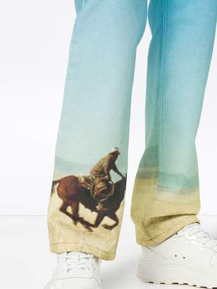 Calvin Klein Jeans Est. 1978 printed straight leg jeans