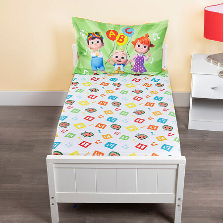 NoJo 2-pc. Cocomelon Crib Sheet