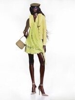 Thumbnail for your product : Blumarine Silk georgette knot mini dress
