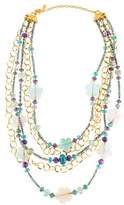 Thumbnail for your product : Jose & Maria Barrera Crystal & Glass Bead Multistrand Necklace