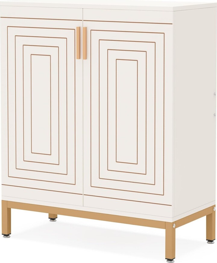 Tribesigns Shoe Cabinet with Doors 20 Pairs Entryway Shoe Storage Cabinet with Shelves 5-Tier Modern Free Standing Shoe Racks Storage Organizer for