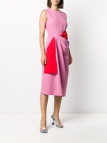 Thumbnail for your product : Roksanda Draped Waist Crepe Dress