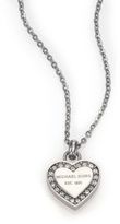 Thumbnail for your product : Michael Kors Heritage Hearts Pave Logo Pendant Necklace