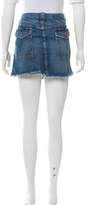 Thumbnail for your product : Joie Distressed Mini Denim Skirt