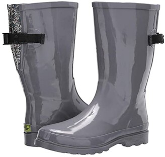 calf height rain boots