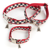 Thumbnail for your product : Mackenzie Childs MacKenzie-Childs Medium Courtly Check Couture Red Dog Collar