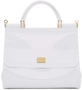 Thumbnail for your product : Dolce & Gabbana White PVC Miss Sicily Bag