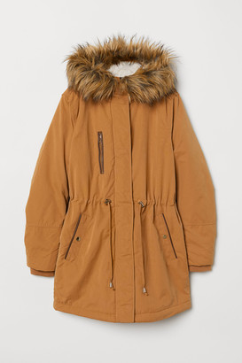 H&M Padded parka with a hood